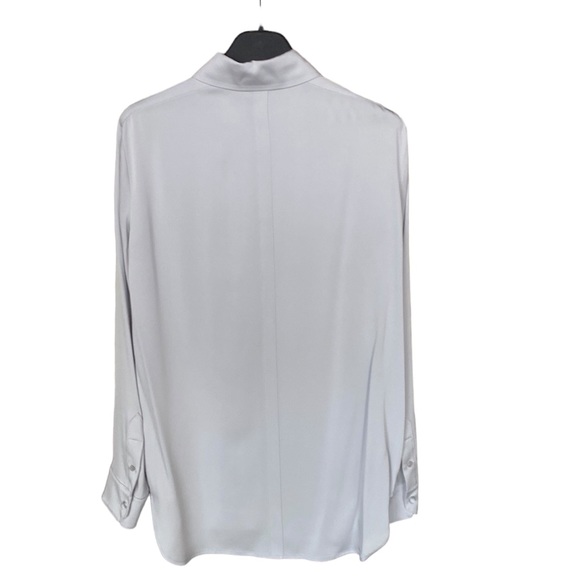 Helmut Lang NWT Silk Crepe Button Front Blouse - Picture 4 of 12